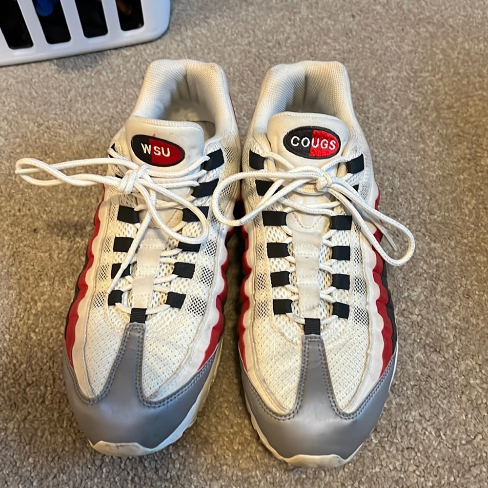Nike lD WSU cougar Air Maxs